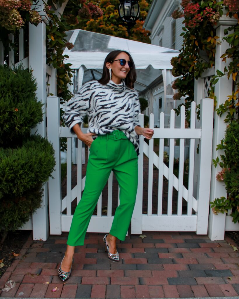 3 ways to style a zebra print sweater - Side of Sequins